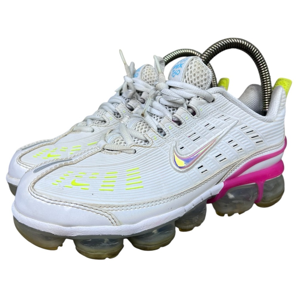 Nike Air Vapormax 360 Women's Size 7.5 2019 Volt/Fire Pink/White Running Shoes